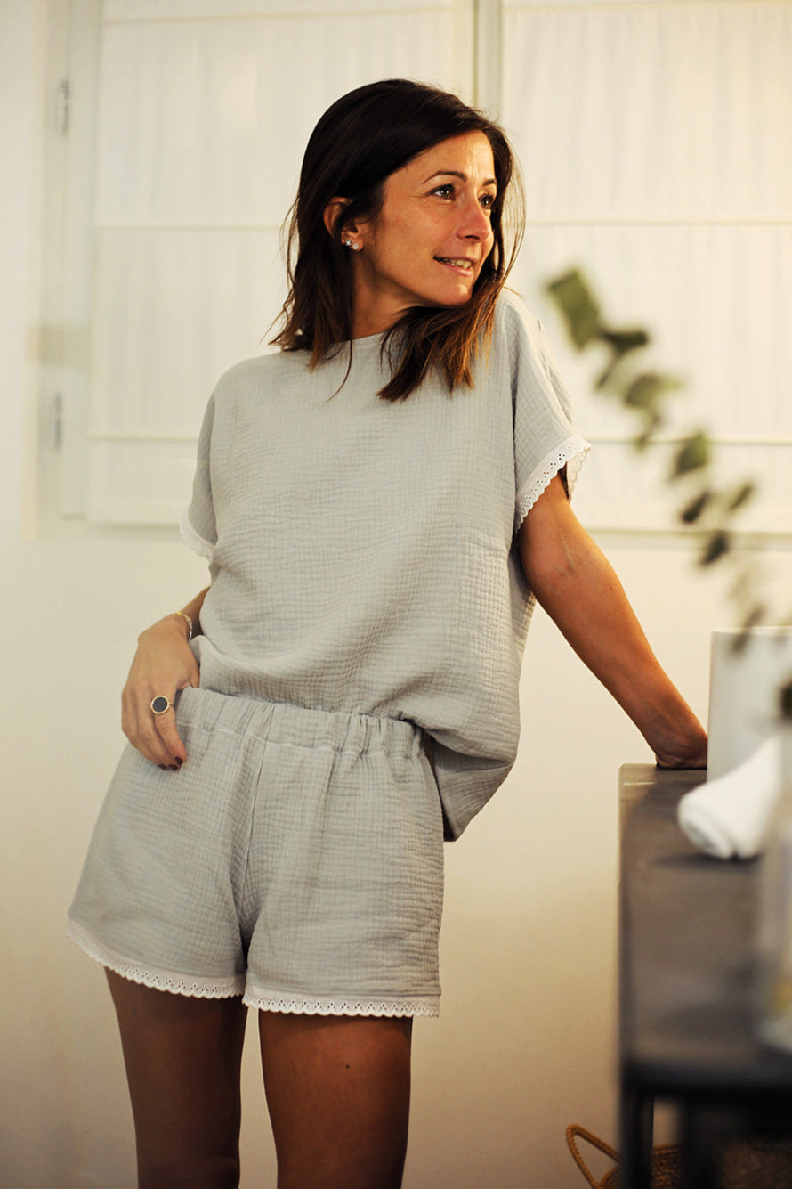 Pyjama Pedro Gris Clair