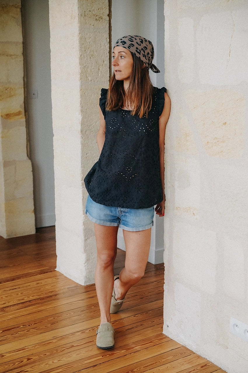 Auguste Broderie Black