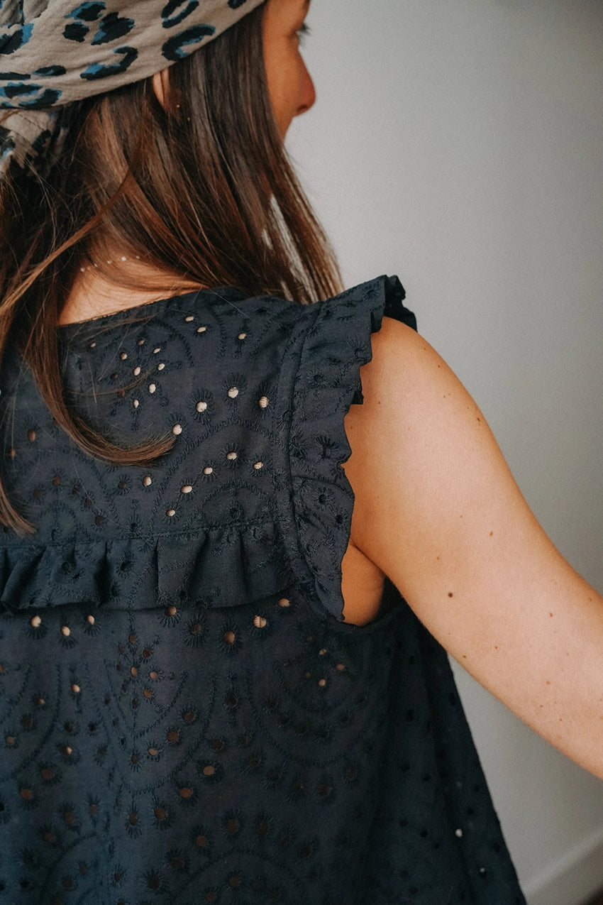 Auguste Broderie Black