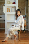 Pyjama Julio Flower Beige