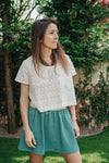 Juliette, la jupe courte