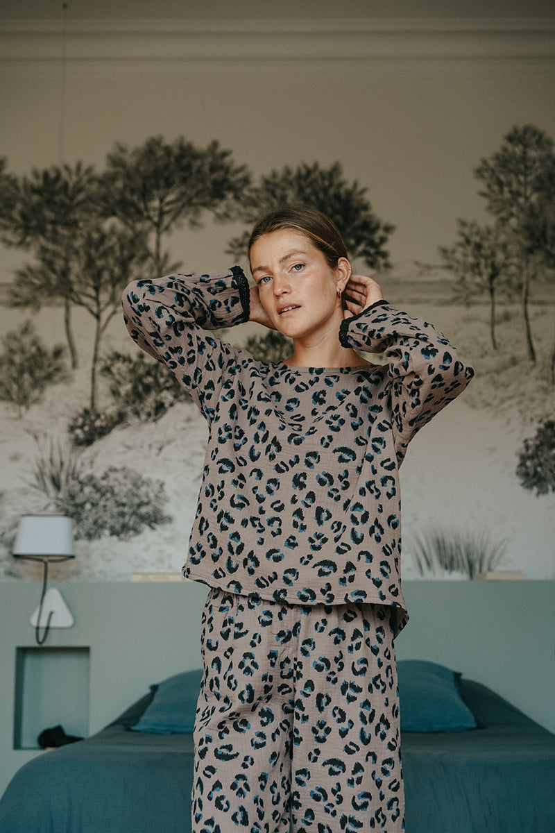 Pyjama Julio Léopard