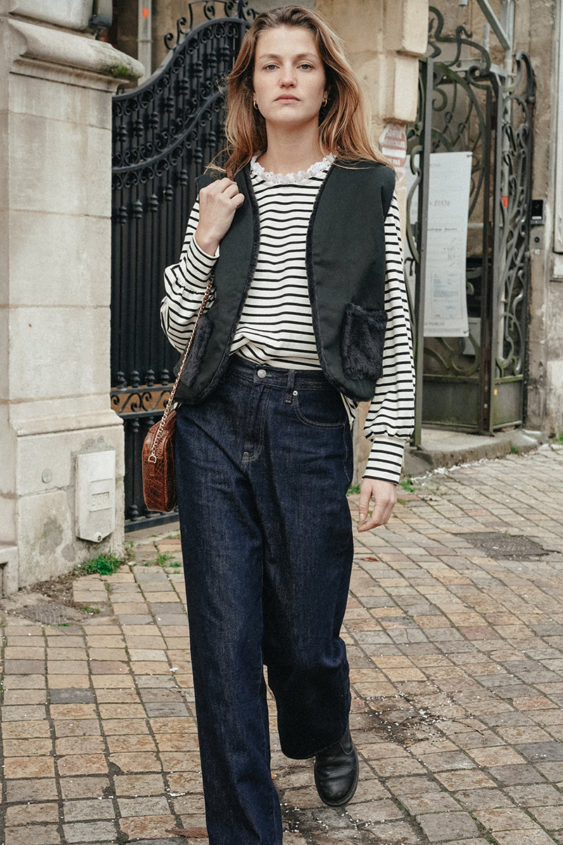 Gilet René Black