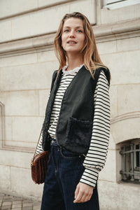 Gilet René Black