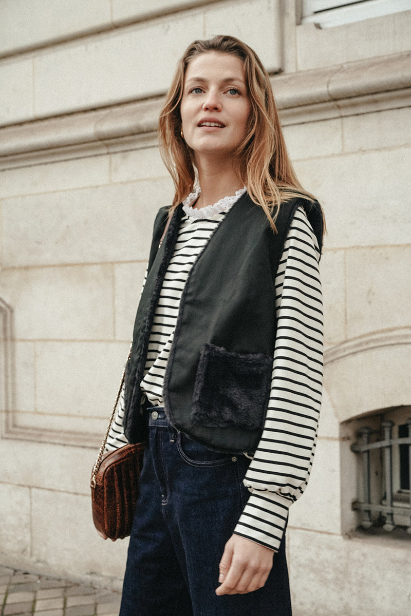 Gilet René Black