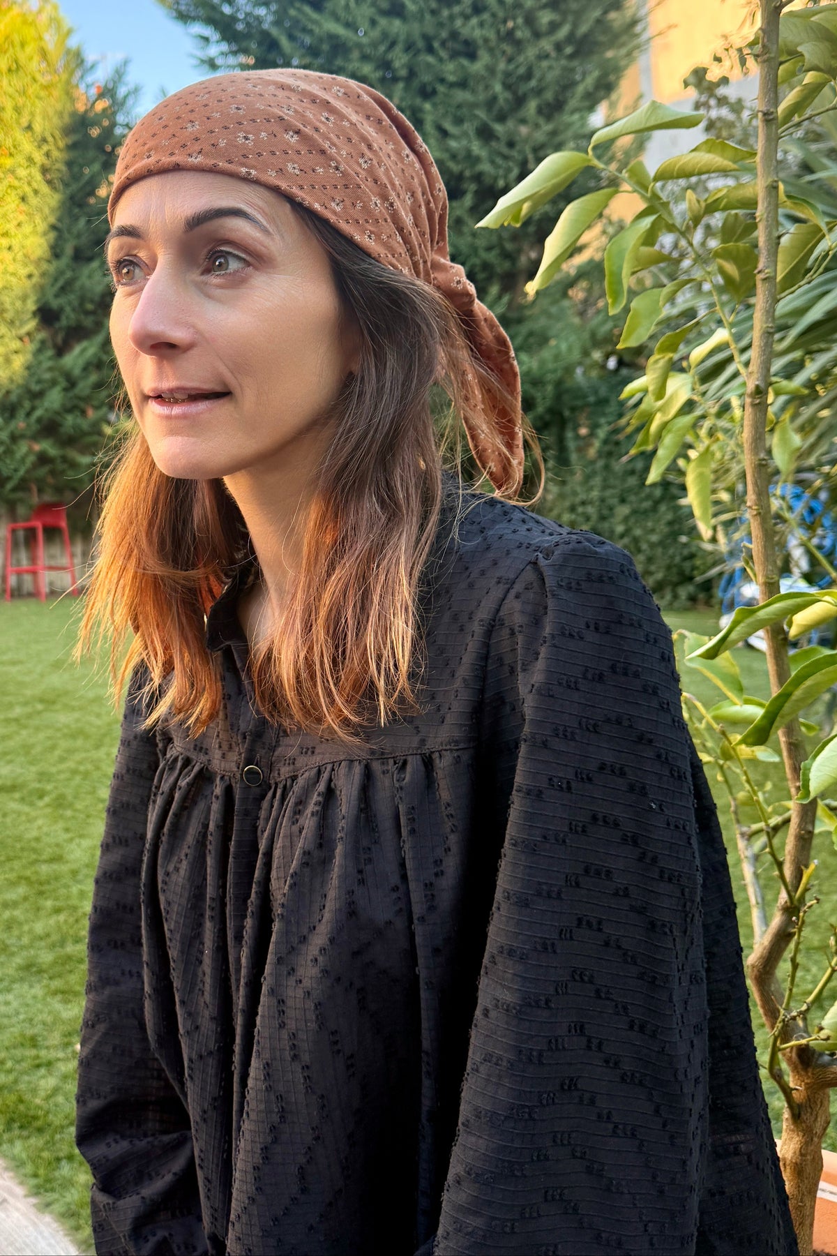 Foulard Brown