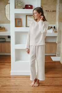 Pyjama Julio lin en gaze de coton